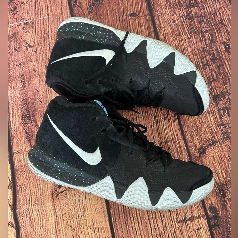 Nike Black and Gray High-Top Sneakers